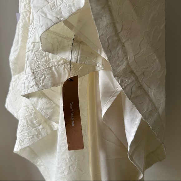 Reformation Edessa Halter Maxi Dress Gown Ivory - Picture 8 of 10